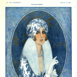 1920s, France, La Vie Parisienne, Magazine Plate