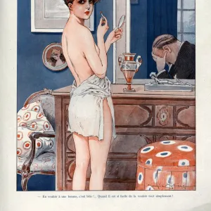 1920s, France, La Vie Parisienne, Magazine Plate