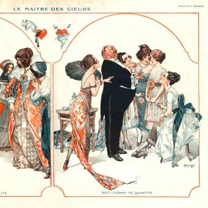 1920s, France, La Vie Parisienne, Magazine Plate