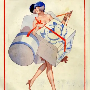 1920s, France, La Vie Parisienne, Magazine Plate