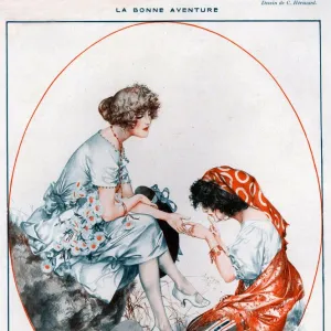 1920s France La Vie Parisienne Magazine Plate