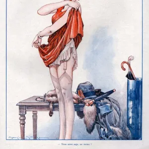 1920s, France, La Vie Parisienne, Magazine Plate