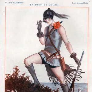 1920s, France, La Vie Parisienne, Magazine Plate