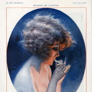 1920s France La Vie Parisienne Magazine Plate