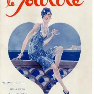 1920s France Le Sourire Magazine Cover