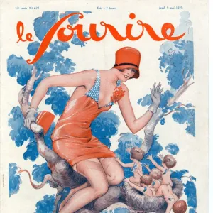 1920s France Le Sourire Magazine Cover