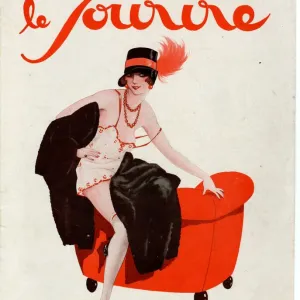 1920s France Le Sourire Magazine Cover