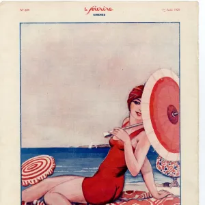 1920s France Le Sourire Magazine Plate