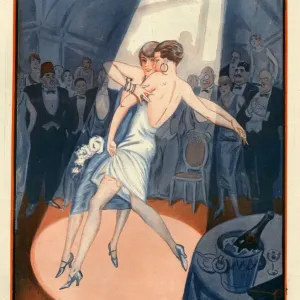 1920s French La Vie Parisienne Magazine Print 1920s French La Vie Parisienne Magazine Print