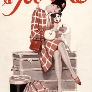 1920s French Le Sourire Print Cover 1920s French Le Sourire Print Cover
