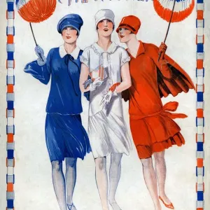 1920s French Women's Hats Print 1920s French Women's Hats Print