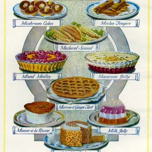 1920s UK Food Magazine Plate