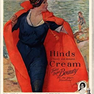 1920s UK sunburn windburn hinds cream skin care skincare