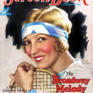 1920s USA Screen Book Magazine Cover