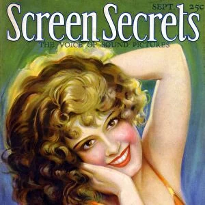 1920s USA Screen Secrets Magazine Cover