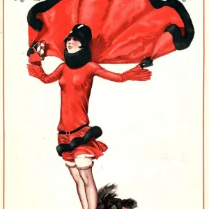 1927 Art Deco Print of La Vie Parisienne Magazine 1927 Art Deco Print of La Vie Parisienne Magazine