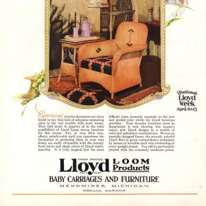 1929 1920s USA lloyd loom furniture interiors