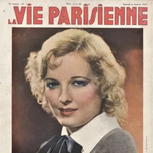 1930s France La Vie Parisienne Magazine Cover