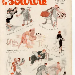 1930s France Le Sourire Magazine Cover