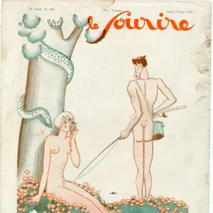 1930s France Le Sourire Magazine Cover