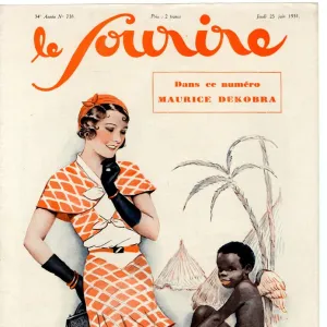 1930s France Le Sourire Magazine Cover