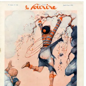 1930s France Le Sourire Magazine Cover