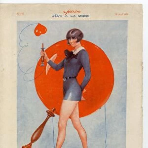 1930s France Le Sourire Magazine Plate