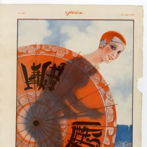 1930s France Le Sourire Magazine Plate