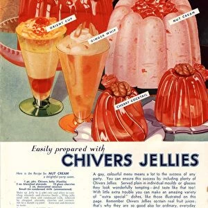 1930s UK chivers jelly desserts