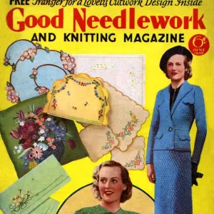 1930s UK Good Needlework and Knitting Magazine Cover