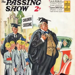 1930s, UK, The Passing Show, Magazine Cover