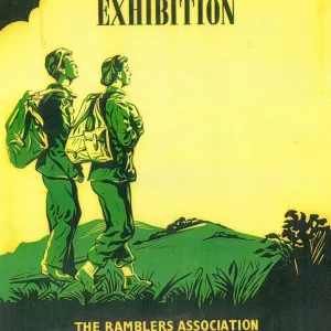 1930s, UK, Ramblers Association, Poster