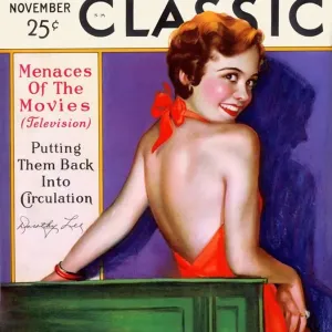 1930s USA Motion Picture Classic Magazine Cover