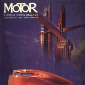 1930s USA visions of the future cars futuristic magazines