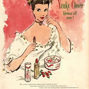 1930s USA yanky clover make-up makeup lipsticks lipstick face powder richard hudnut