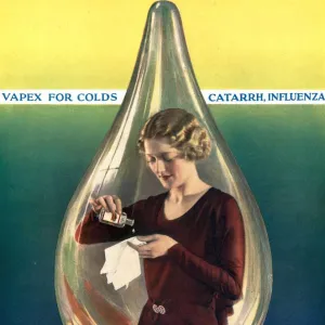 1940s UK vapex colds flu medical medicine