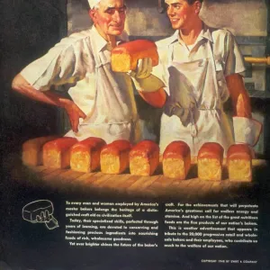 1940s USA bakers bread