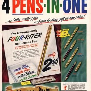 1948 1940s USA pens pencils normandy biros