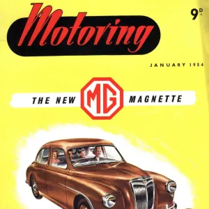 1950s UK cars mg magnette covers magazines