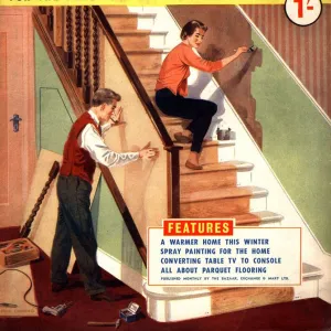 Do It Yourself 1950s UK diy stairs decorating magazines do it yourself interiors