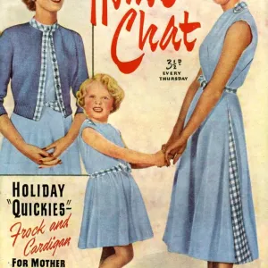 1950s UK Home Chat Magazine Cover