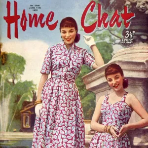 1950s UK Home Chat Magazine Cover