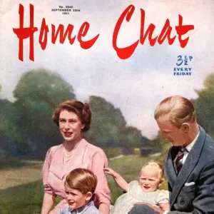 1950s UK Home Chat Magazine Cover