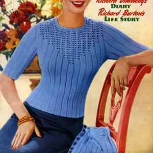 1950s UK Home Chat Magazine Cover