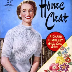 1950s UK Home Chat Magazine Cover