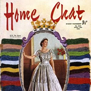 1950s UK Home Chat Magazine Cover