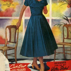 1950s UK Home Chat Magazine Cover