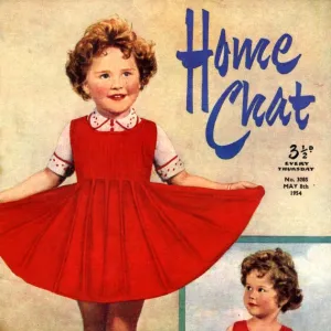 1950s UK Home Chat Magazine Cover