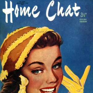 1950s UK Home Chat Magazine Cover