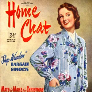 1950s UK Home Chat Magazine Cover